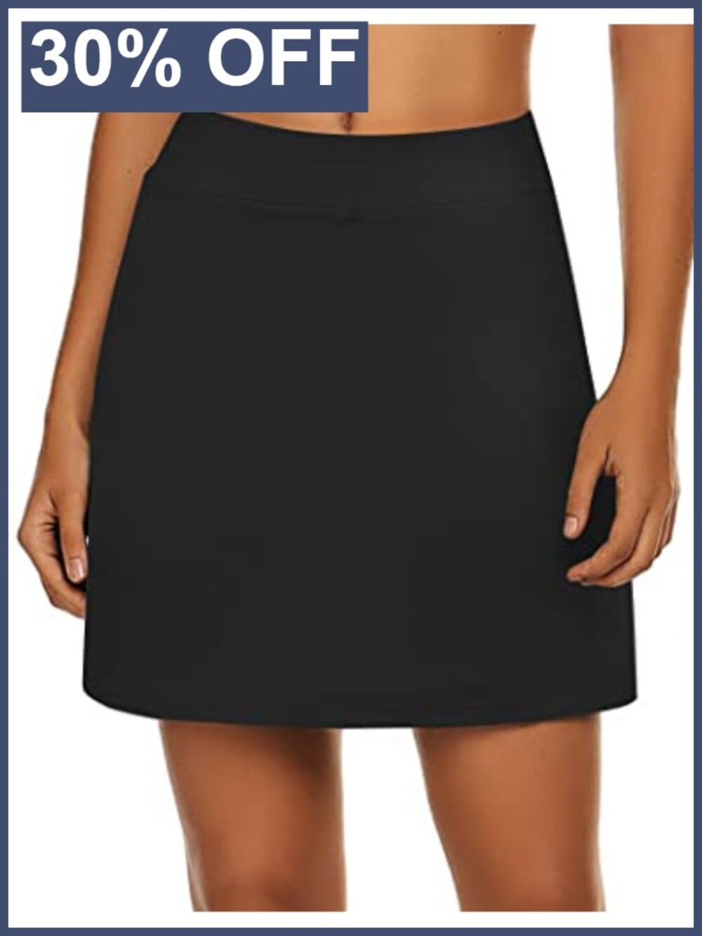 Ekouaer Women's Golf Tennis Skort Lightweight Athletic Active Skirt